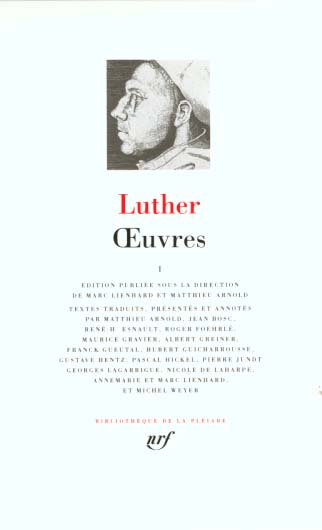 Luther Oeuvres T1